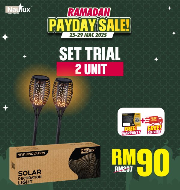 LAMPU PELITA SET TRIAL 2 PCS