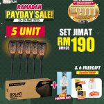 LAMPU PELITA SET BIJAK 5 PCS
